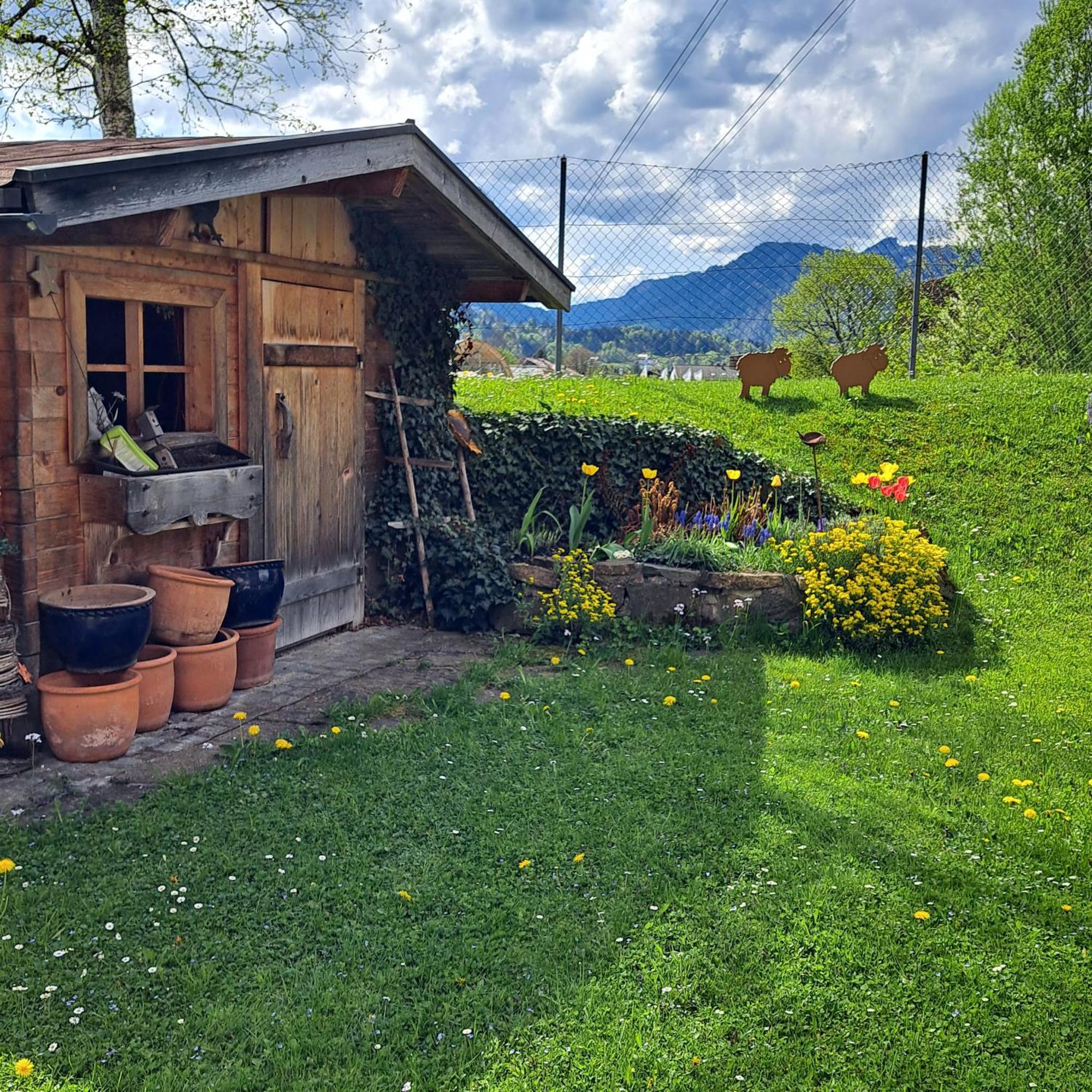 Faltenbach Ferienwohnungen In Oberstdorf Esterno foto